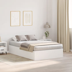 Struttura Letto Storage Bianca 120x190 cm Vidaxl