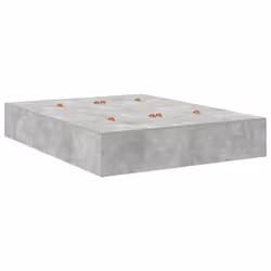 vidaXL Struttura del letto Grigio cemento 140 x 190 cm - Vista aggiuntiva 2