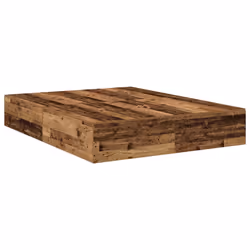 vidaXL Struttura del letto Legno vecchio 135 x 190 cm - Vista aggiuntiva 2