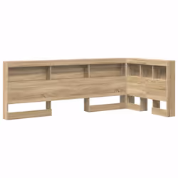 vidaXL Testata contenitore rovere sonoma 90 cm Legno multistrato - Vista aggiuntiva 2