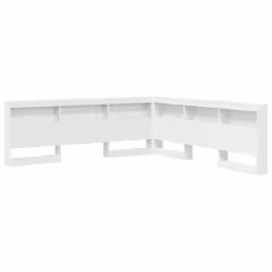 vidaXL Testata contenitore Bianco 200 cm Legno multistrato - Vista aggiuntiva 2