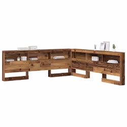 vidaXL Testata contenitore Legno vecchio 200 cm Legno multistrato - Vista aggiuntiva 3