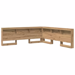 vidaXL Testata contenitore rovere artigianale 200 cm Legno multistrato - Vista aggiuntiva 2