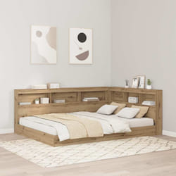 vidaXL Testata contenitore rovere artigianale 140 cm Legno multistrato