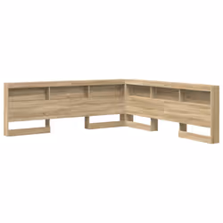 vidaXL Testata contenitore rovere sonoma 180 cm Legno multistrato - Vista aggiuntiva 2