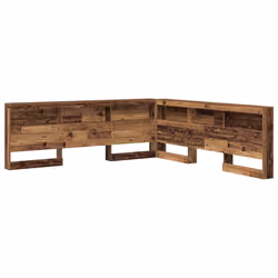 vidaXL Testata contenitore Legno vecchio 180 cm Legno multistrato - Vista aggiuntiva 2