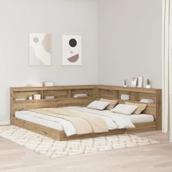 vidaXL Testata contenitore rovere artigianale 180 cm Legno multistrato