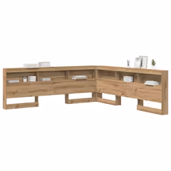 vidaXL Testata contenitore rovere artigianale 180 cm Legno multistrato - Vista aggiuntiva 3