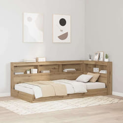 vidaXL Testata contenitore rovere artigianale 90 cm Legno multistrato