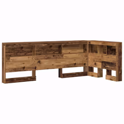 vidaXL Testata contenitore Legno vecchio 75 cm Legno multistrato - Vista aggiuntiva 2