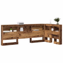 vidaXL Testata contenitore Legno vecchio 75 cm Legno multistrato - Vista aggiuntiva 3
