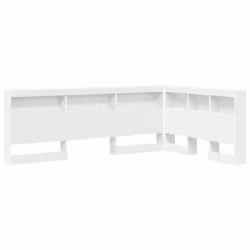 vidaXL Testata contenitore Bianco 120 cm Legno multistrato - Vista aggiuntiva 2