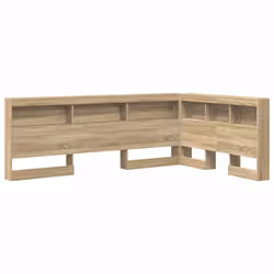 vidaXL Testata contenitore rovere sonoma 120 cm Legno multistrato - Vista aggiuntiva 2