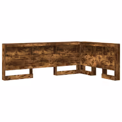 vidaXL Testata contenitore Rovere fumo 120 cm Legno multistrato - Vista aggiuntiva 2