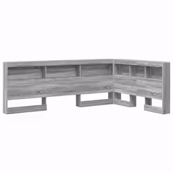 vidaXL Testata contenitore Grigio sonoma 120 cm Legno multistrato - Vista aggiuntiva 2