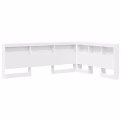 vidaXL Testata contenitore Bianco 140 cm Legno multistrato - Vista aggiuntiva 2