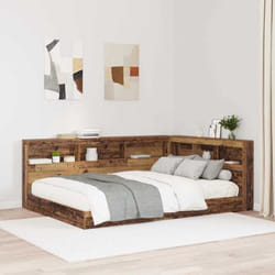 vidaXL Testata contenitore Legno vecchio 140 cm Legno multistrato