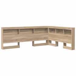 vidaXL Testata contenitore rovere sonoma 135 cm Legno multistrato - Vista aggiuntiva 2