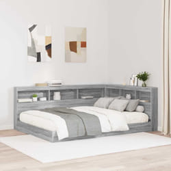 vidaXL Testata contenitore Grigio sonoma 135 cm Legno multistrato