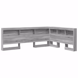 vidaXL Testata contenitore Grigio sonoma 135 cm Legno multistrato - Vista aggiuntiva 2