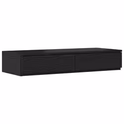 vidaXL Struttura letto con contenitore con cassetto Rovere nero - Vista aggiuntiva 2