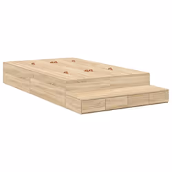 vidaXL Struttura letto con contenitore con cassetto Rovere Sonoma - Vista aggiuntiva 2