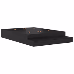 vidaXL Struttura letto con contenitore con cassetto Rovere nero - Vista aggiuntiva 2