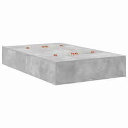 vidaXL Struttura letto con contenitore con cassetto Grigio cemento - Vista aggiuntiva 2