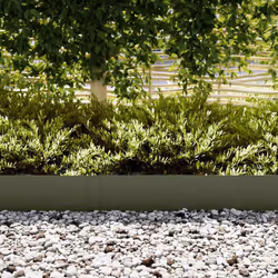 vidaXL Bordure per prato 50 pcs Oliver verde 100 x 0.5 x 20 cm Acciaio - Vista aggiuntiva 3