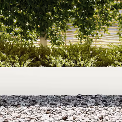 vidaXL Bordure per prato 30 pcs Bianco 100 x 0.5 x 30 cm Acciaio - Vista aggiuntiva 3