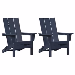 vidaXL Mobili da lounge da giardino 2 pcs Navy 74.5 x 80.5 x 90cm - Vista aggiuntiva 2