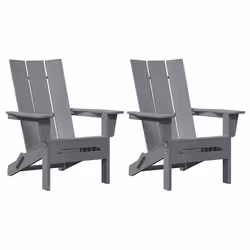 vidaXL Mobili da lounge da giardino 2 pcs Grigio chiaro - Vista aggiuntiva 2