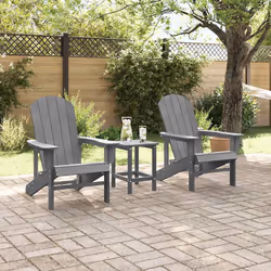vidaXL Mobili da lounge da giardino 2 pcs Grigio chiaro 74 x 82 x 90cm - Vista aggiuntiva 3