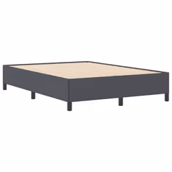 vidaXL Struttura del letto Grigio scuro 160 x 200 cm - Vista aggiuntiva 2