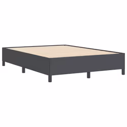 vidaXL Struttura del letto Grigio scuro 160 x 200 cm - Vista aggiuntiva 3