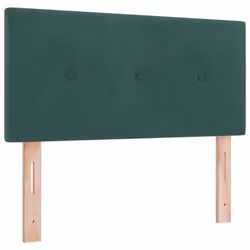 vidaXL Testiera Montaggio a parete Verde scuro 80 cm Velluto - Vista aggiuntiva 2