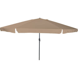 Parasol da giardino ø395x245 cm Tortora Vidaxl