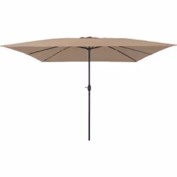 Questo ombrello da patio è pensato per l'eleganza all'aperto; con un diametro di 300 cm che fornisce tanta ombra nei giorni d ...