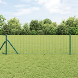 vidaXL Recinzione Euro Verde 0.4x25 m Acciaio