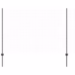 vidaXL Pali per Recinzione 88 pcs Grigio 200 cm Acciaio - Vista aggiuntiva 3