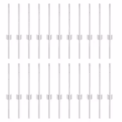 vidaXL Pali per Recinzione 22 pcs Argento 80 cm Acciaio - Vista aggiuntiva 2