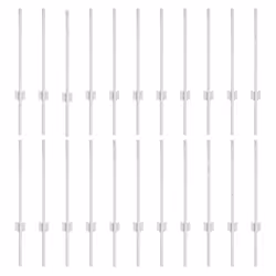 vidaXL Pali per Recinzione 22 pcs Argento 100 cm Acciaio - Vista aggiuntiva 2