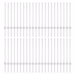 vidaXL Pali per Recinzione 44 pcs Argento 120 cm Acciaio - Vista aggiuntiva 2