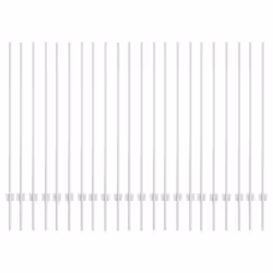vidaXL Pali per Recinzione 44 pcs Argento 180 cm Acciaio - Vista aggiuntiva 2