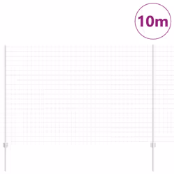 vidaXL Recinzione con pali. Argento 1.6 x 10 m Acciaio - Vista aggiuntiva 3