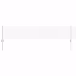 vidaXL Recinzione con pali. Argento 0.4 x 10 m Acciaio - Vista aggiuntiva 2