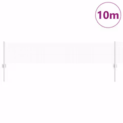 vidaXL Recinzione con pali. Argento 0.4 x 10 m Acciaio - Vista aggiuntiva 3