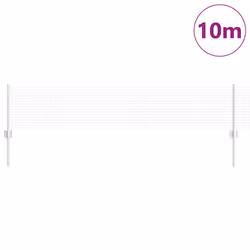 vidaXL Recinzione con pali. Argento 0.4 x 10 m Acciaio - Vista aggiuntiva 3