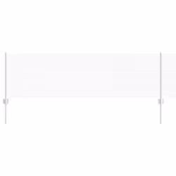 vidaXL Recinzione con pali. Argento 0.6 x 10 m Acciaio - Vista aggiuntiva 2