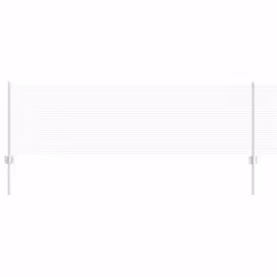 vidaXL Recinzione con pali. Argento 0.6 x 10 m Acciaio - Vista aggiuntiva 2